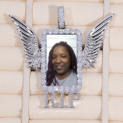 RIP WING 3D CUSTOM PICTURE PENDANT