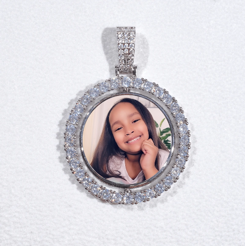 3D Spinning 2-Faced Custom Picture Pendant