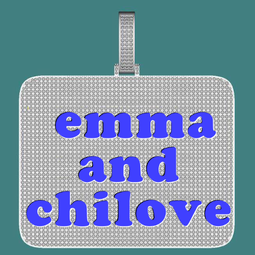 CUSTOM LETTER NECKLACE 3D BIG SQUARE