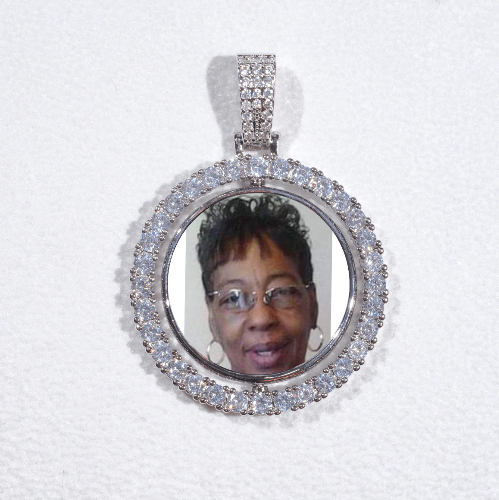 3D Spinning 2-Faced Custom Picture Pendant