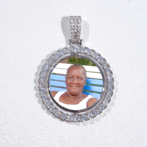 3D Spinning 2-Faced Custom Picture Pendant