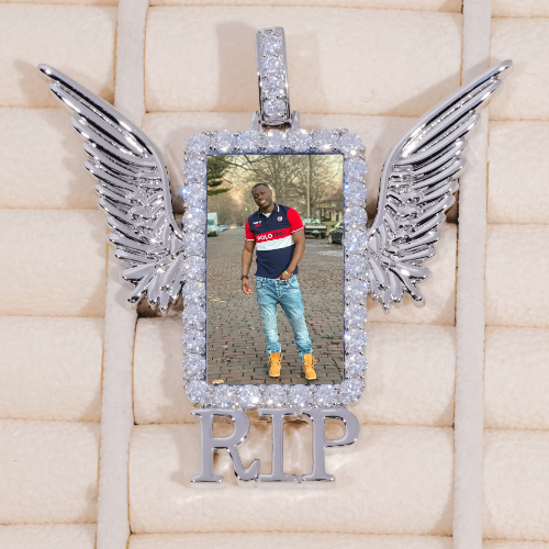 RIP WING 3D CUSTOM PICTURE PENDANT