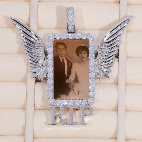 RIP WING 3D CUSTOM PICTURE PENDANT