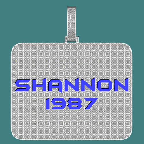 CUSTOM LETTER NECKLACE 3D BIG SQUARE