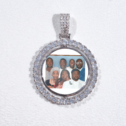 3D Spinning 2-Faced Custom Picture Pendant