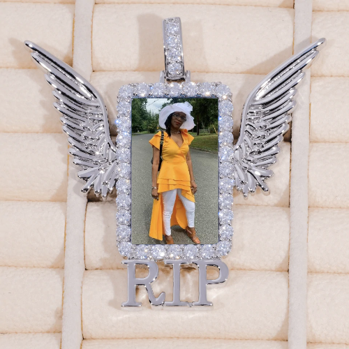 RIP WING 3D CUSTOM PICTURE PENDANT
