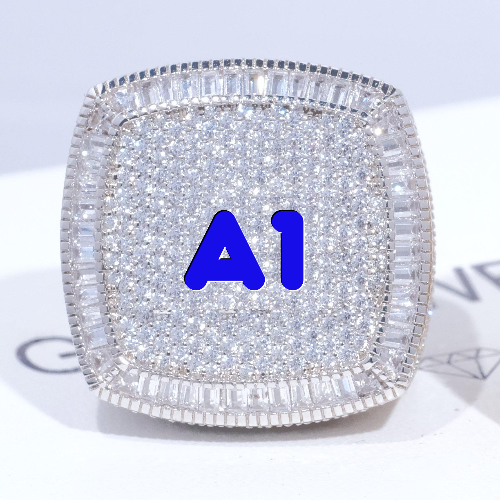 CUSTOM LETTER 3D ICED RING