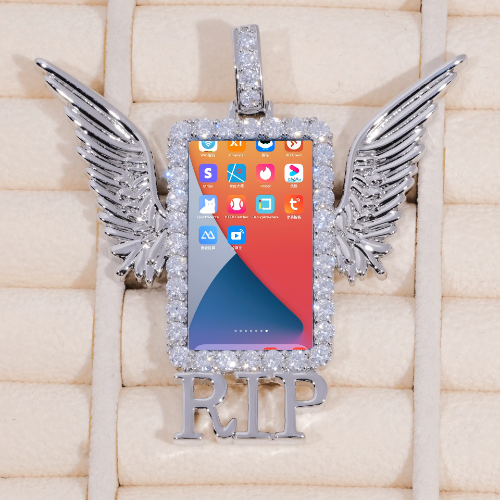 RIP WING 3D CUSTOM PICTURE PENDANT