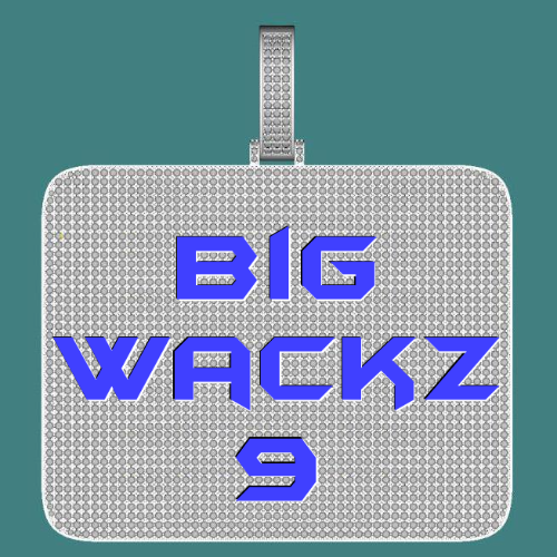 CUSTOM LETTER NECKLACE 3D BIG SQUARE