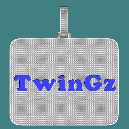 CUSTOM LETTER NECKLACE 3D BIG SQUARE