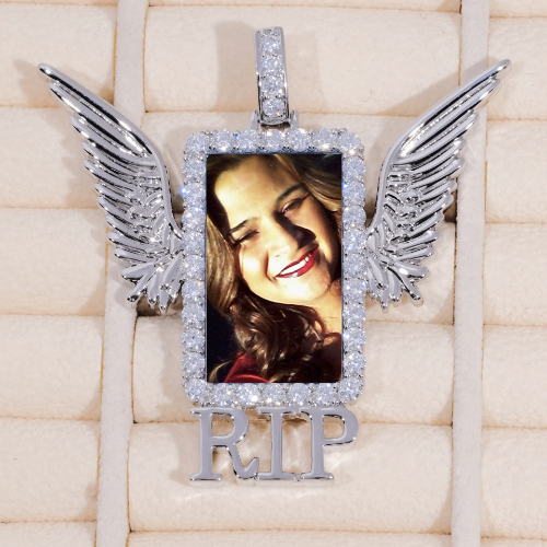 RIP WING 3D CUSTOM PICTURE PENDANT