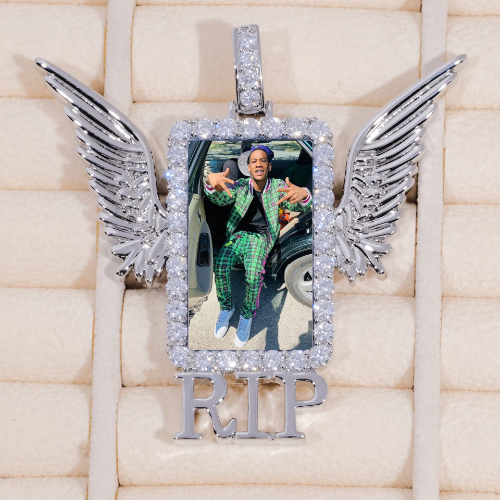 RIP WING 3D CUSTOM PICTURE PENDANT