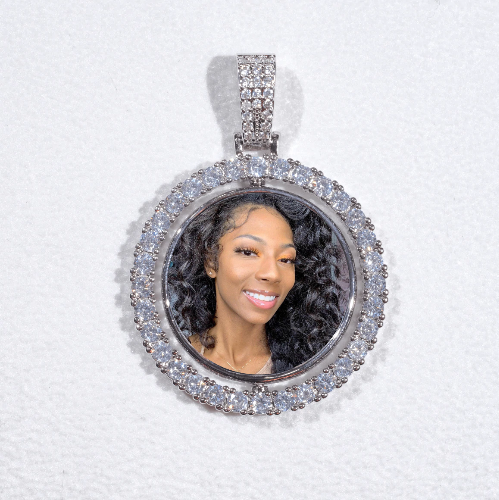 3D Spinning 2-Faced Custom Picture Pendant