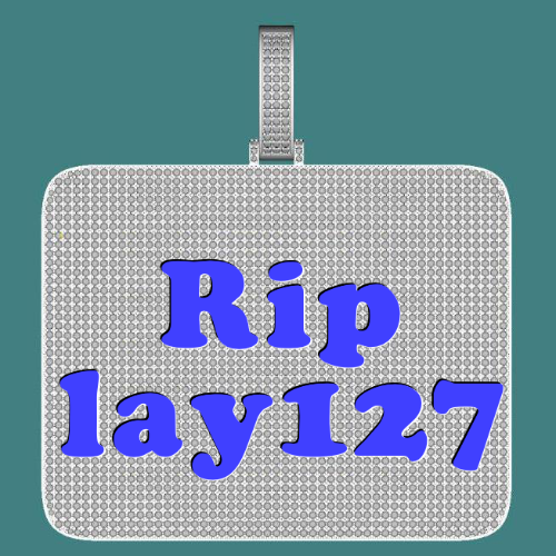 CUSTOM LETTER NECKLACE 3D BIG SQUARE