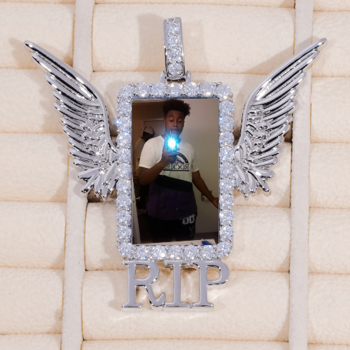 RIP WING 3D CUSTOM PICTURE PENDANT