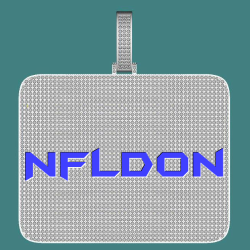 CUSTOM LETTER NECKLACE 3D BIG SQUARE