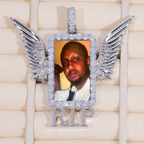 RIP WING 3D CUSTOM PICTURE PENDANT