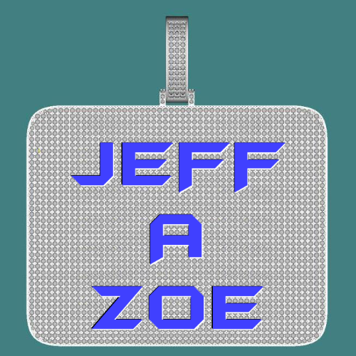 CUSTOM LETTER NECKLACE 3D BIG SQUARE
