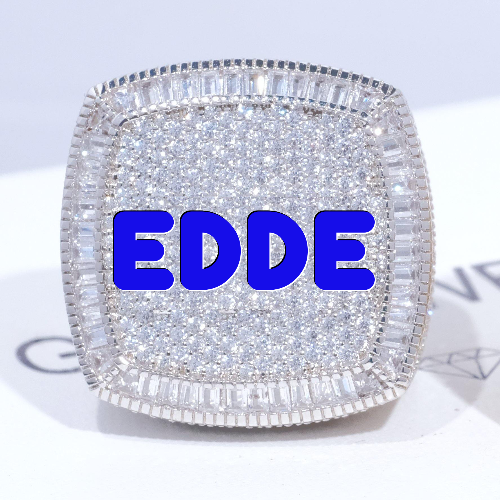 CUSTOM LETTER 3D ICED RING