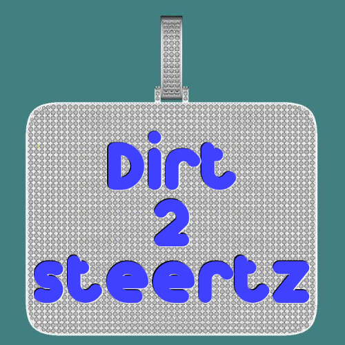 CUSTOM LETTER NECKLACE 3D BIG SQUARE