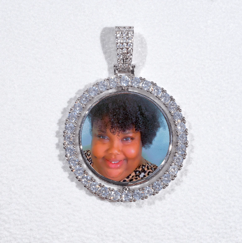 3D Spinning 2-Faced Custom Picture Pendant