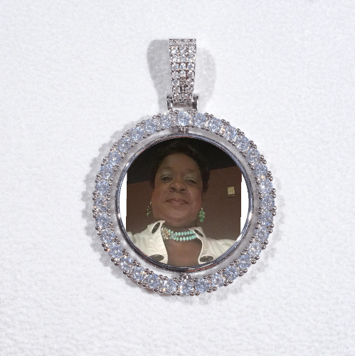 3D Spinning 2-Faced Custom Picture Pendant