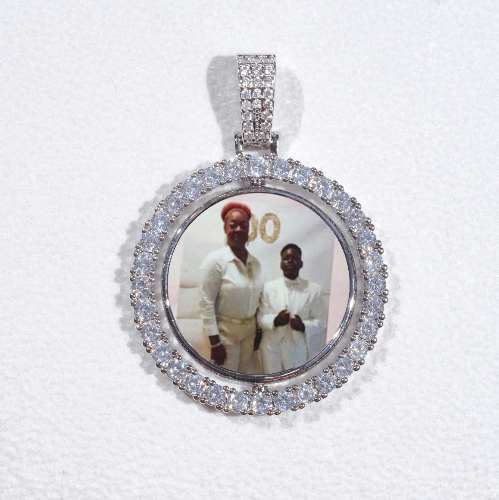 3D Spinning 2-Faced Custom Picture Pendant