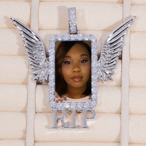 RIP WING 3D CUSTOM PICTURE PENDANT