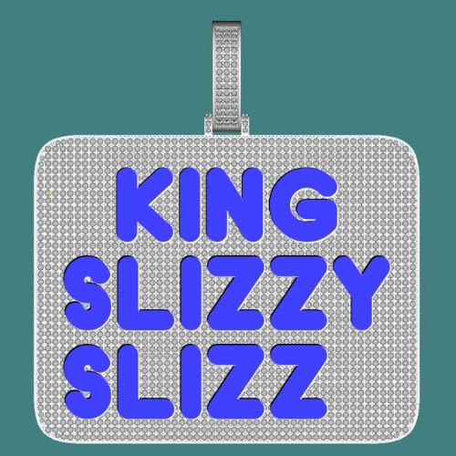 CUSTOM LETTER NECKLACE 3D BIG SQUARE