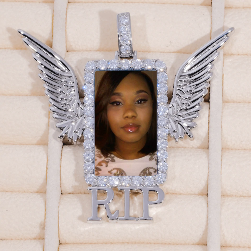 RIP WING 3D CUSTOM PICTURE PENDANT