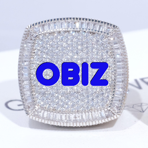 CUSTOM LETTER 3D ICED RING