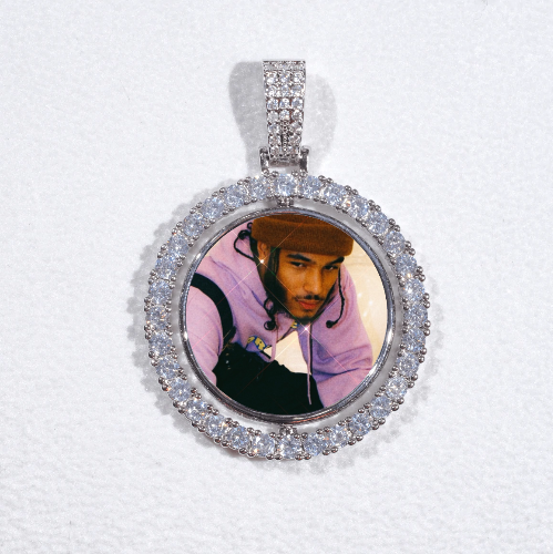 3D Spinning 2-Faced Custom Picture Pendant