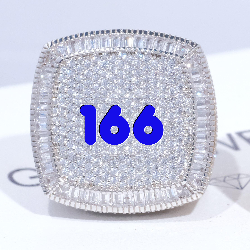 CUSTOM LETTER 3D ICED RING