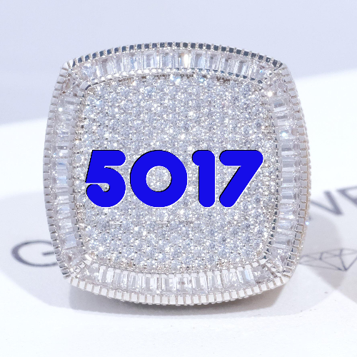 CUSTOM LETTER 3D ICED RING