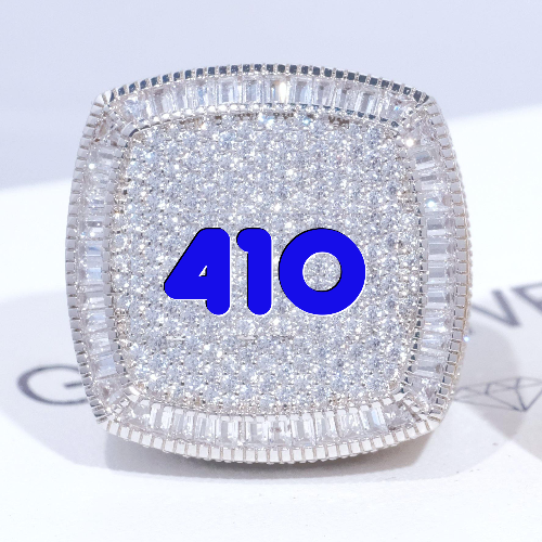 CUSTOM LETTER 3D ICED RING