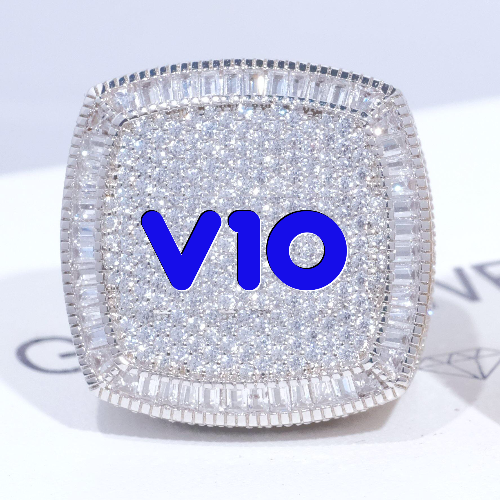 CUSTOM LETTER 3D ICED RING