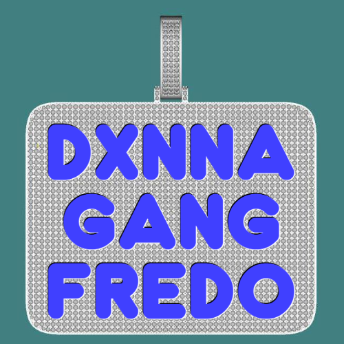 CUSTOM LETTER NECKLACE 3D BIG SQUARE
