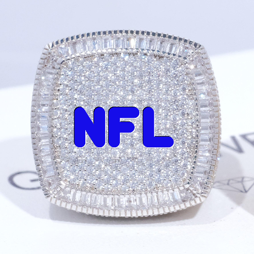 CUSTOM LETTER 3D ICED RING