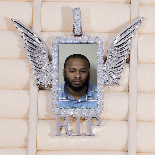RIP WING 3D CUSTOM PICTURE PENDANT