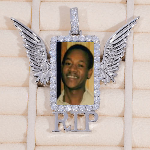 RIP WING 3D CUSTOM PICTURE PENDANT