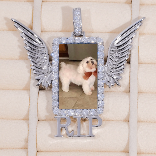 RIP WING 3D CUSTOM PICTURE PENDANT