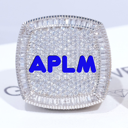 CUSTOM LETTER 3D ICED RING