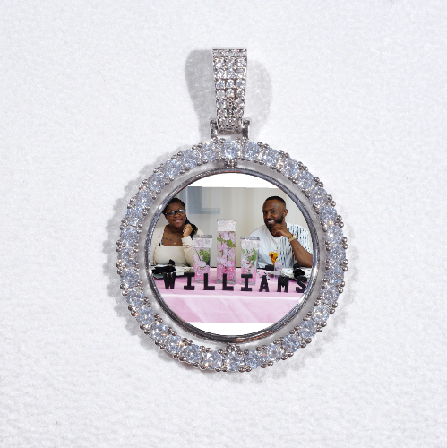 3D Spinning 2-Faced Custom Picture Pendant