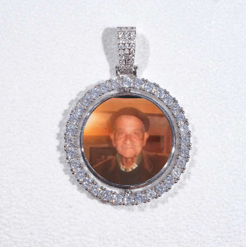 3D Spinning 2-Faced Custom Picture Pendant