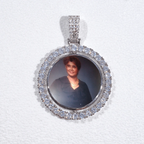 3D Spinning 2-Faced Custom Picture Pendant