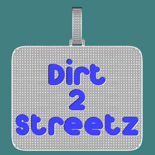 CUSTOM LETTER NECKLACE 3D BIG SQUARE