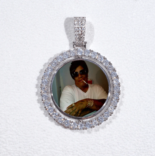3D Spinning 2-Faced Custom Picture Pendant