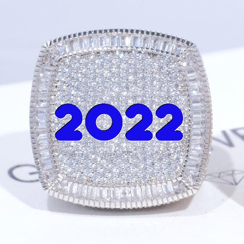 CUSTOM LETTER 3D ICED RING