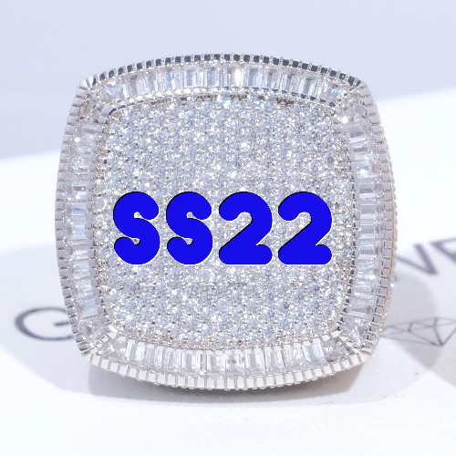 CUSTOM LETTER 3D ICED RING