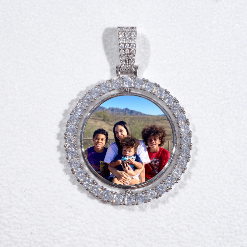 3D Spinning 2-Faced Custom Picture Pendant
